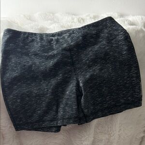 Reebok Black Heathered Bike Shorts
